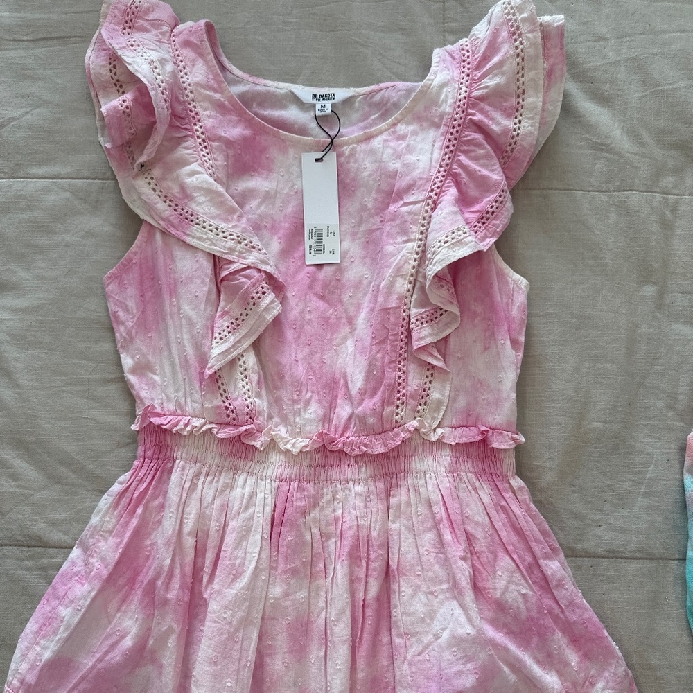 BB Dakota Tie-Dye Mini Dress, NWT